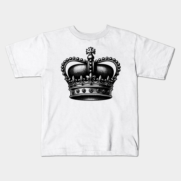 Crown Kids T-Shirt by little osaka shop